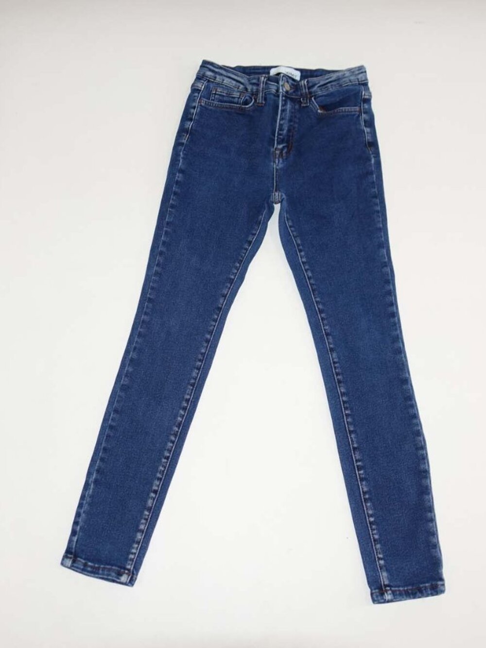 Vervet Women's Skinny Ankle Jeans Size 26 Blue High Rise 27" Inseam Stretch